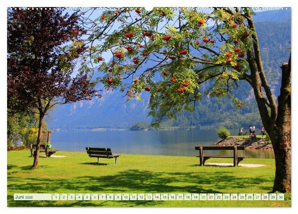 Produktbild: Hallstatt, Marktgemeinde am Hallst&auml;tter See (Wandkalender 2026 DIN A2 quer), CALVENDO Monatskalender