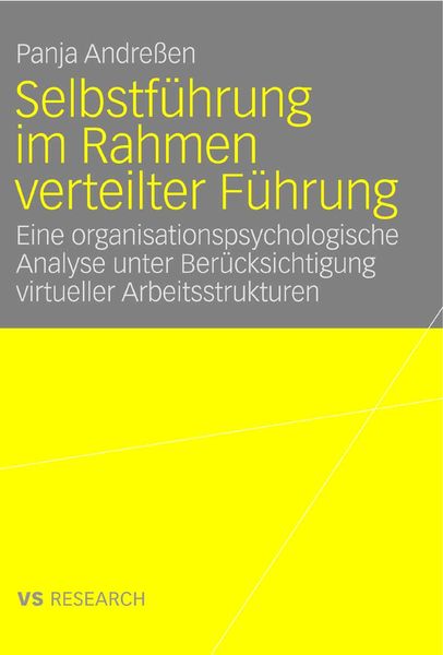 Produktbild: Selbstf&uuml;hrung im Rahmen verteilter F&uuml;hrung
