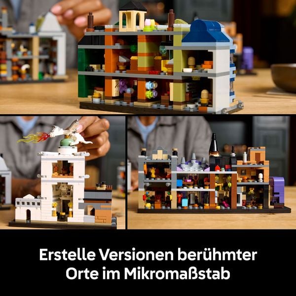 Produktbild: LEGO Harry Potter Die Zauberl&auml;den der Winkelgasse, 12 Mikrofiguren 76444