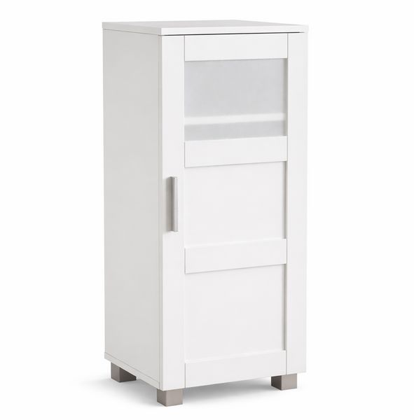 Produktbild: Holz Badschrank Midischrank Nilari 70 x 38 x 28 cm