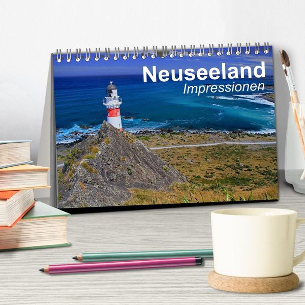 Produktbild: Neuseeland &bull; Impressionen (Tischkalender 2026 DIN A5 quer), CALVENDO Monatskalender