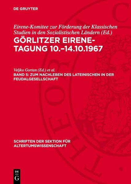 Produktbild: Zum Nachleben des lateinischen in der Feudalgesellschaft