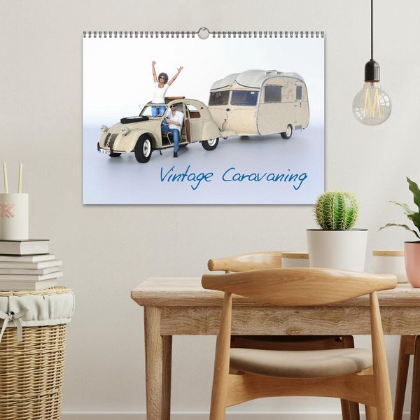 Produktbild: Vintage Caravaning (Wandkalender 2026 DIN A3 quer), CALVENDO Monatskalender