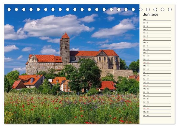 Produktbild: Der Harz - Sagenumwoben und Wildromantisch (Tischkalender 2026 DIN A5 quer), CALVENDO Monatskalender