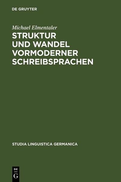 Produktbild: Struktur und Wandel vormoderner Schreibsprachen