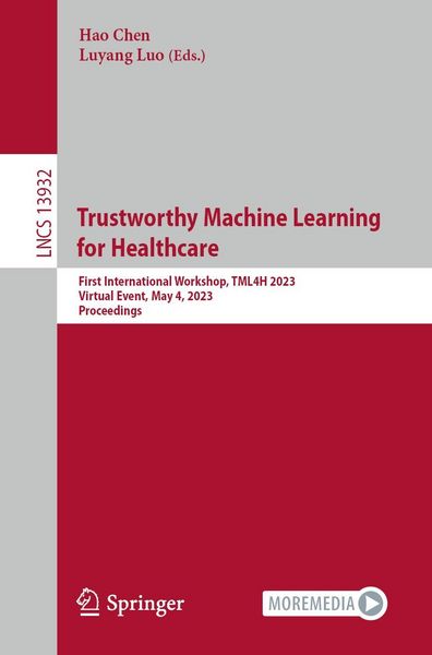 Produktbild: Trustworthy Machine Learning for Healthcare