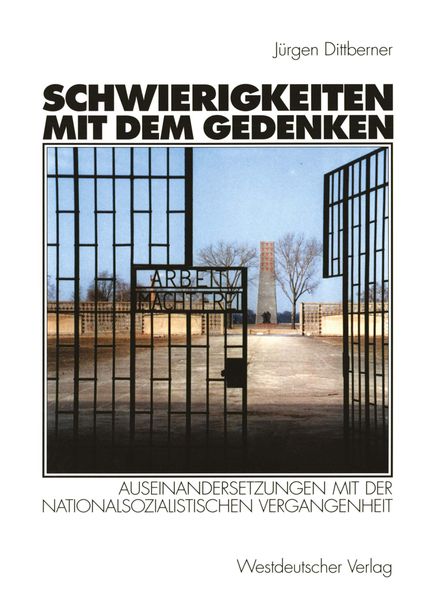 Produktbild: Schwierigkeiten mit dem Gedenken