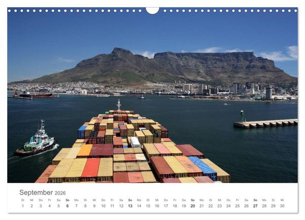 Produktbild: Faszination Schifffahrt &ndash; An Bord um die Welt (Wandkalender 2026 DIN A3 quer), CALVENDO Monatskalender