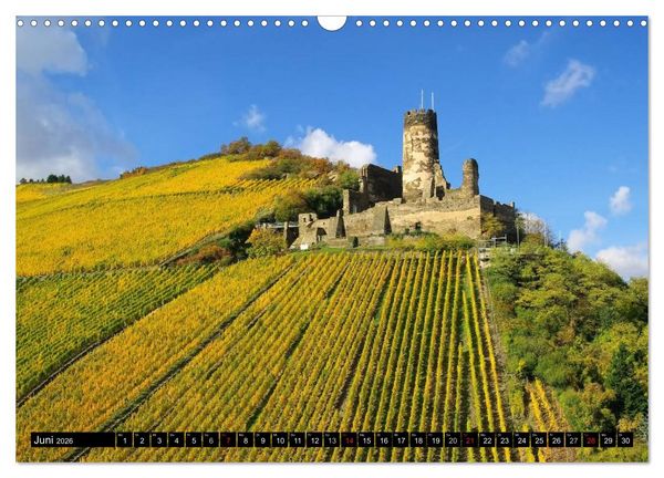 Produktbild: Der Rhein. Oberes Mittelrheintal von Bingen bis Koblenz (Wandkalender 2026 DIN A3 quer), CALVENDO Monatskalender