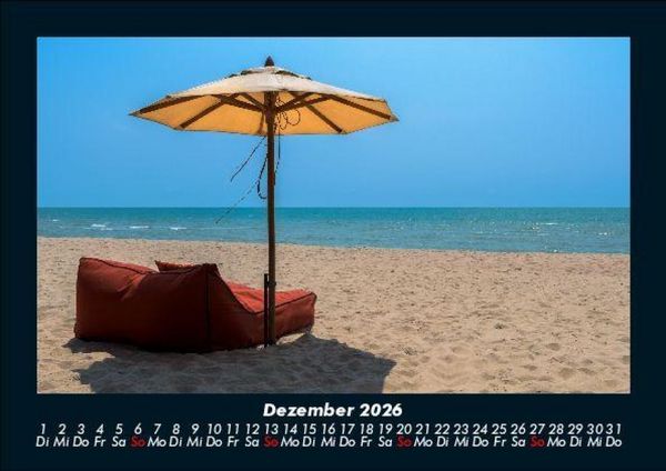 Produktbild: Urlaubsgef&uuml;hle 2026 Fotokalender DIN A5