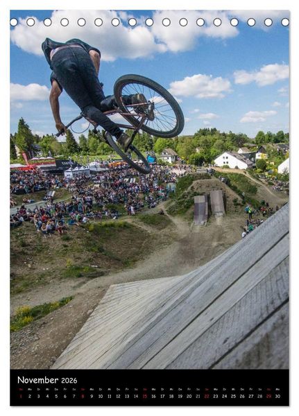 Produktbild: Slopestyle Extrembiking (Tischkalender 2026 DIN A5 hoch), CALVENDO Monatskalender