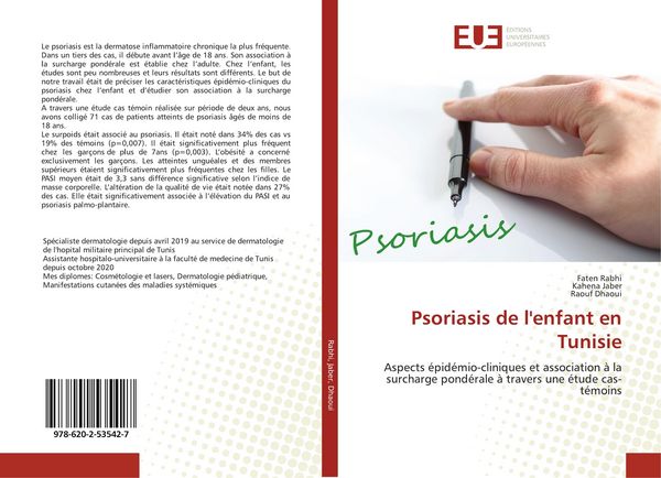Produktbild: Psoriasis de l'enfant en Tunisie
