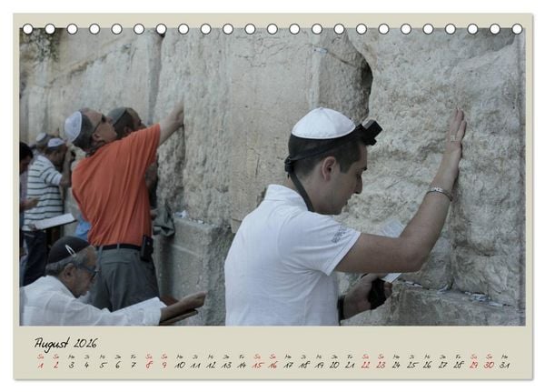 Produktbild: Unterwegs in Jerusalem (Tischkalender 2026 DIN A5 quer), CALVENDO Monatskalender