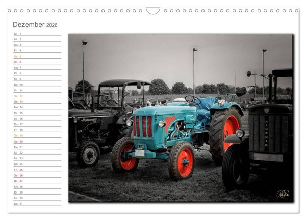Produktbild: Oldtimer - Trecker Nostalgie (Wandkalender 2026 DIN A3 quer), CALVENDO Monatskalender
