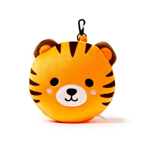 Produktbild: Relaxeazzz Pl&uuml;sch Tiger Reisekissen & Schlafmaske