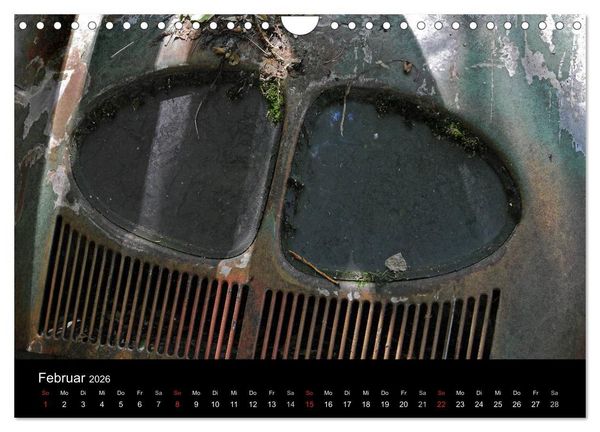 Produktbild: ROSTLAUBEN Die sch&ouml;nsten Autowracks (Wandkalender 2026 DIN A4 quer), CALVENDO Monatskalender