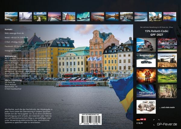 Produktbild: Schweden &ndash; Magie des Nordens - 2027 - Kalender DIN A3