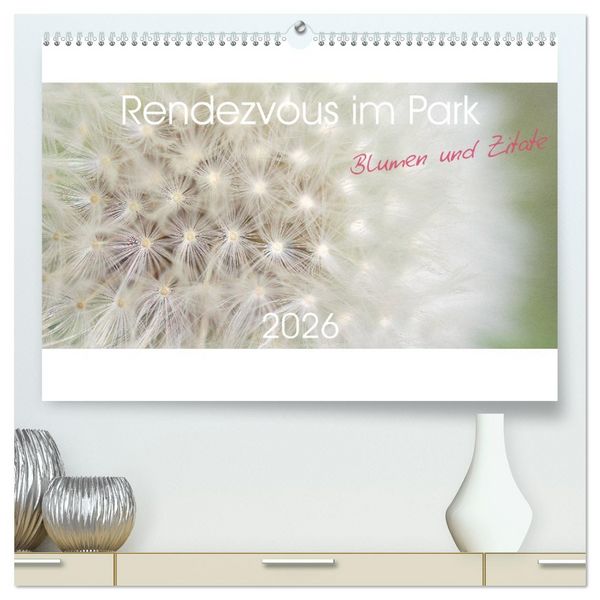 Produktbild: Rendezvous im Park (hochwertiger Premium Wandkalender 2026 DIN A2 quer), Kunstdruck in Hochglanz