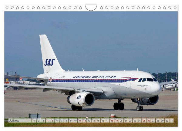 Produktbild: Flugzeuge im Retro-Stil (Wandkalender 2026 DIN A4 quer), CALVENDO Monatskalender