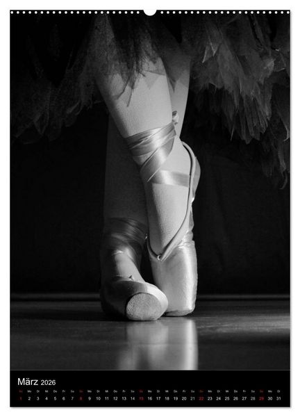 Produktbild: Ballett (CH-Version) (Wandkalender 2026 DIN A2 hoch), CALVENDO Monatskalender