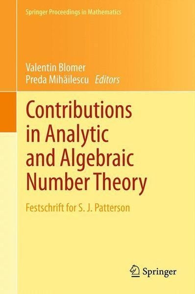 Produktbild: Contributions in Analytic and Algebraic Number Theory