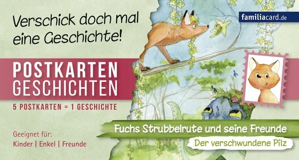 Fuchs Strubbelrute und seine Freunde – Der verschwundene Pilz, Buch von Leon Alexander Schmidt, Familia Verlag, 978-3-96131-057-9