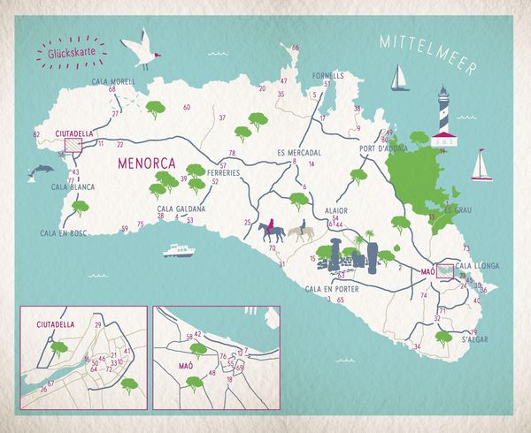 Produktbild: Gl&uuml;cksorte auf Menorca