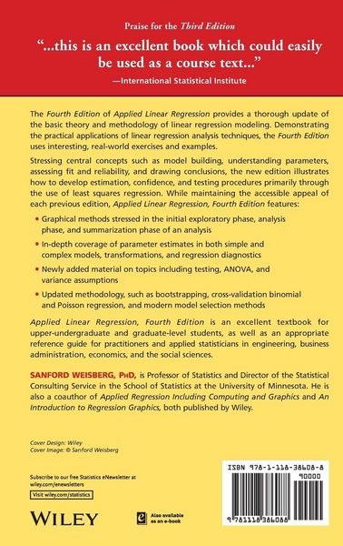 Produktbild: Applied Linear Regression 4E