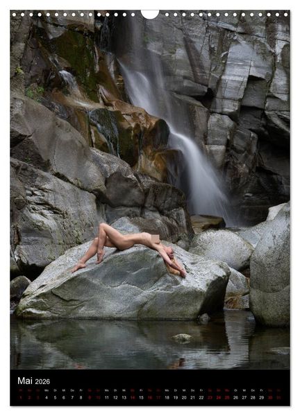 Produktbild: Wasserf&auml;lle im Tessin - Aktaufnahmen an sch&ouml;nen Wasserf&auml;llen in der S&uuml;dschweiz (Wandkalender 2026 DIN A3 hoch), CALVENDO Monatskalender