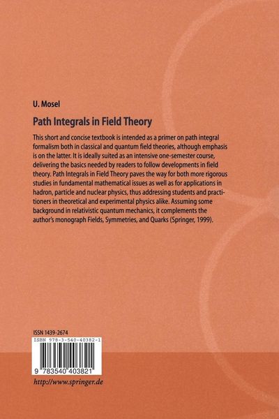 Produktbild: Path Integrals in Field Theory