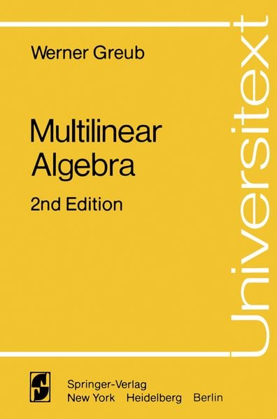Produktbild: Multilinear Algebra