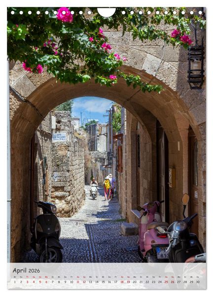Produktbild: Rhodos und Symi, Insel der Schwammtaucher (Wandkalender 2026 DIN A4 hoch), CALVENDO Monatskalender