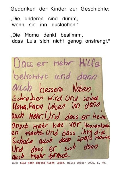 Produktbild: Luis kann (noch) nicht lesen