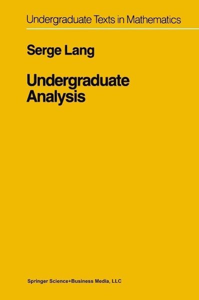 Produktbild: Undergraduate Analysis
