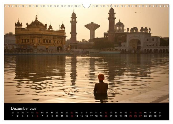 Produktbild: Romantisches Indien (Wandkalender 2026 DIN A3 quer), CALVENDO Monatskalender