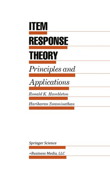 Produktbild: Item Response Theory