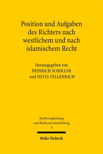 Produktbild: Position und Aufgaben des Richters nach westlichem und nach islamischem Recht
