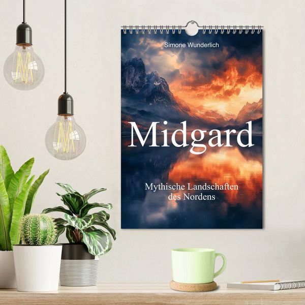 Produktbild: Midgard - Mythische Landschaften des Nordens (Wandkalender 2026 DIN A4 hoch), CALVENDO Monatskalender