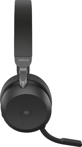 Produktbild: Jabra Evolve2 75 On Ear Headset kabelgebunden Schwarz Batterieladeanzeige, Mikrofon-Stummschaltung Telefon