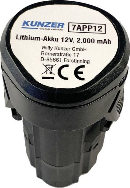 Produktbild: Kunzer 7APP12 Werkzeug-Akku 12V 2Ah Li-Ion