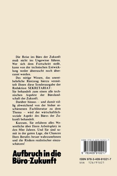 Produktbild: Aufbruch in die B&uuml;ro-Zukunft