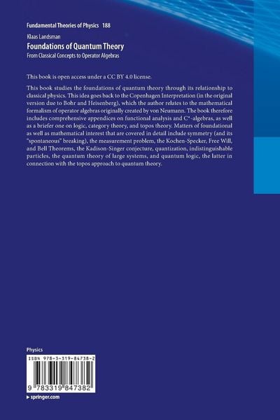Produktbild: Foundations of Quantum Theory