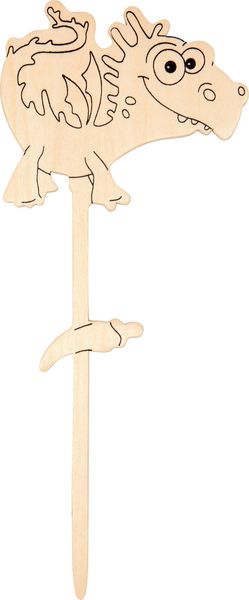 Produktbild: Furzipups: Knatterdrachen aus Holz zum Bemalen