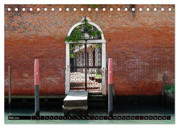 Produktbild: Auf den Kan&auml;len von Venedig (Tischkalender 2026 DIN A5 quer), CALVENDO Monatskalender