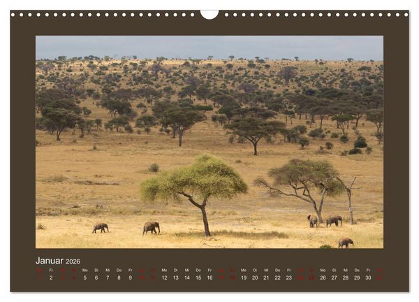 Produktbild: Tansania - Mensch, Tier und Landschaft (Wandkalender 2026 DIN A3 quer), CALVENDO Monatskalender
