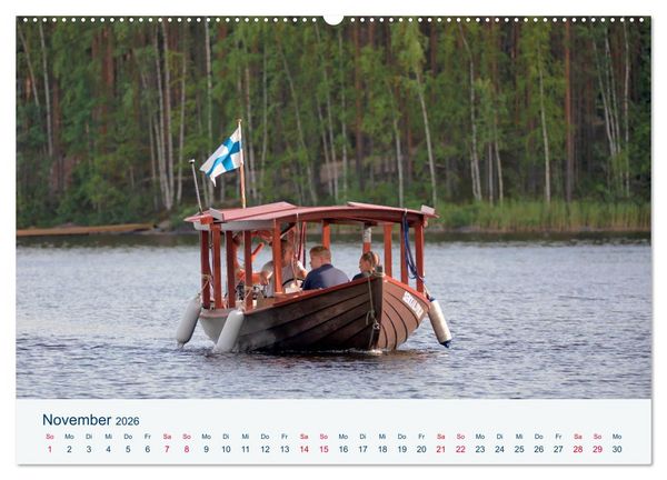 Produktbild: Finnland, Rund um Mikkeli (Wandkalender 2026 DIN A2 quer), CALVENDO Monatskalender