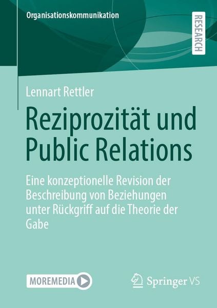 Produktbild: Reziprozit&auml;t und Public Relations
