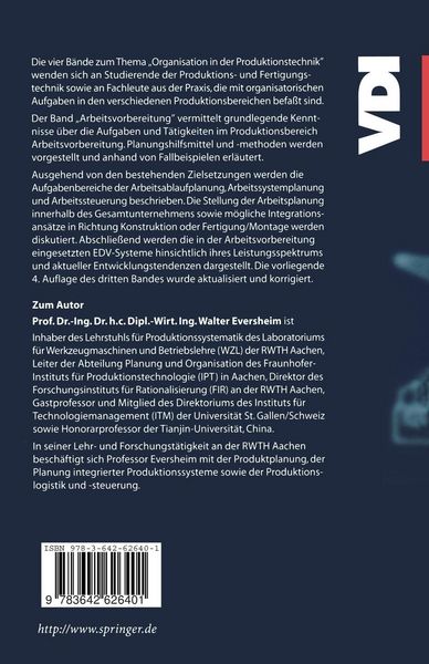 Produktbild: Organisation in der Produktionstechnik 3