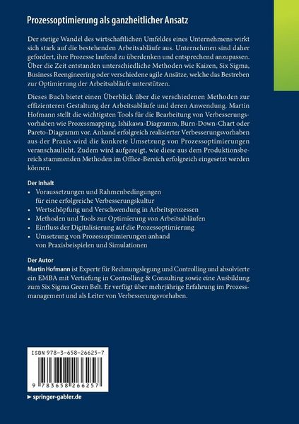 Produktbild: Prozessoptimierung als ganzheitlicher Ansatz