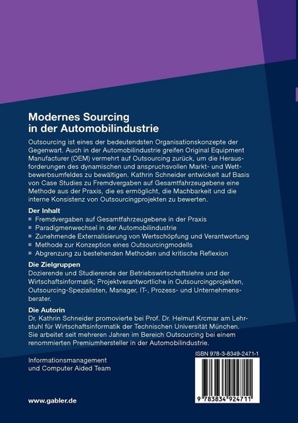 Produktbild: Modernes Sourcing in der Automobilindustrie